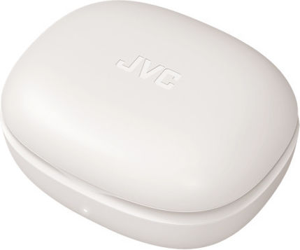JVC HA-EC25T In-ear Bluetooth Handsfree Ακουστικά με Αντοχή στον Ιδρώτα και Θήκη Φόρτισης Λευκά