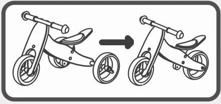 FreeOn Bicicletă de Echilibru pentru Copii Rider Plus Alb