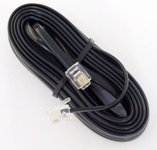 Jager Flat Cablu Telefon RJ11 6P4C 5m (TEL/5M)