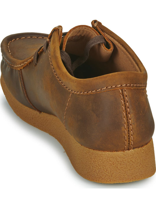 Wallabee Мъжки мокасини в Кафяв цвят