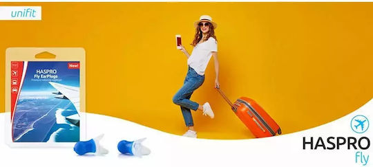 Haspro Ωτοασπίδες Σιλικόνης σε Μπλε Χρώμα EPUH1904 2τμχ