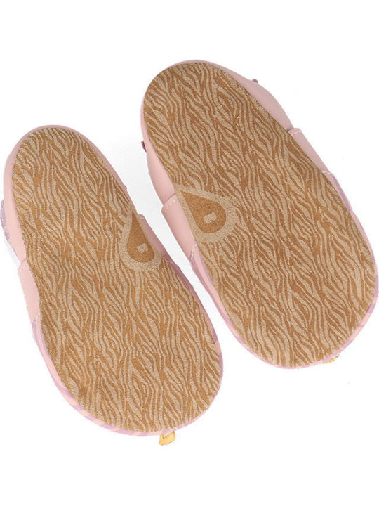 Bobux Papuci pentru bebeluși Roz Soft Sole