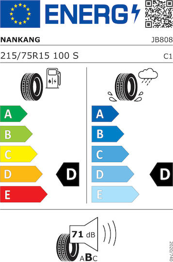 Nankang Wd 215/75R15 100S Т/А Всъдеходен Лятна Автомобилна Гума за 4x4 / SUV Автомобил