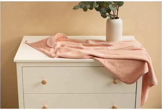 Sensillo Baby Hooded Towel Pink 100x100cm