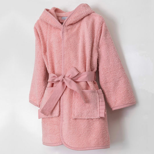 Borea Baby Bademantel Kapuzen Einhorn Rosa