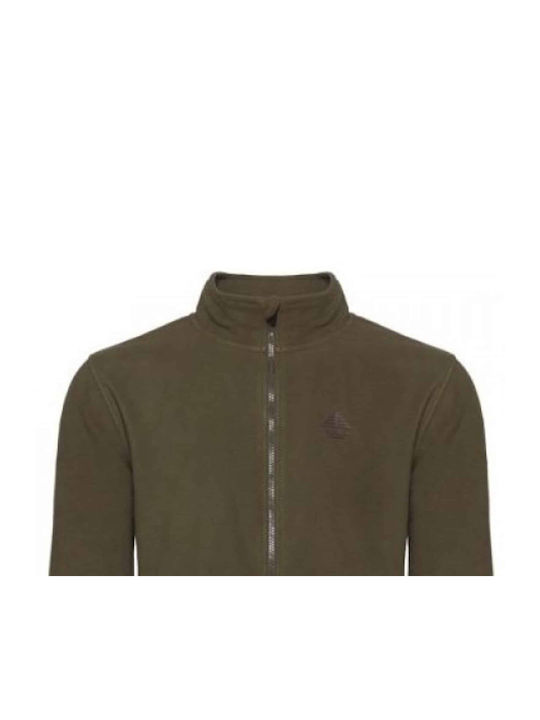 Fleece jacket men's Berg Khaki