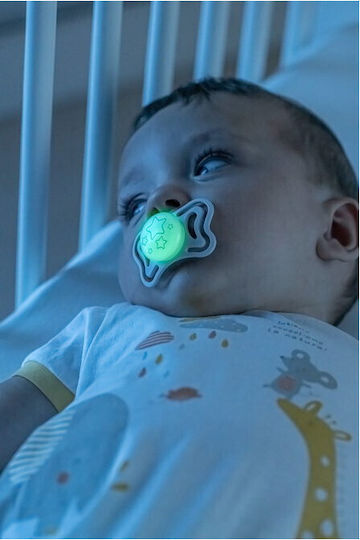 Chicco Physio Light Pacifiers Silicone Beige/Green for 2-6 months 2pcs