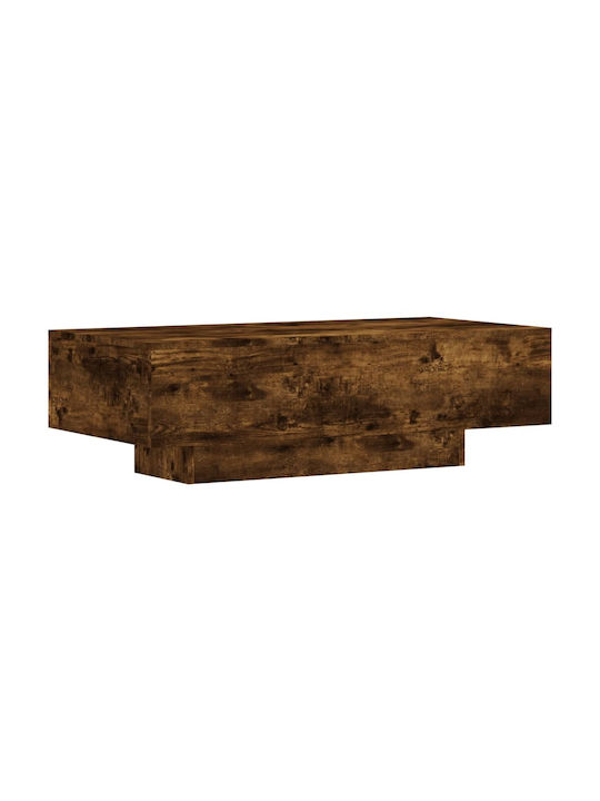 Rectangular Wooden Coffee Table Walnut L100xW49.5xH31cm