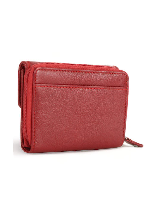 Kion Small Leather Women's Wallet Red