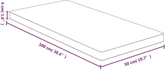 vidaXL Сервираща платка Дърво 100x50x4бр 1бр