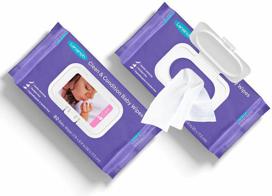 Lansinoh Hypoallergenic Baby Wipes 80pcs