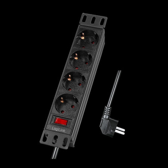 LogiLink Πολύπριζο Rack PDU4B01 1τμχ