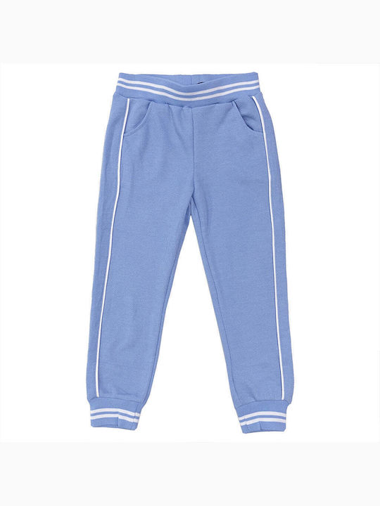 Ustyle Kids Sweatpants Set Light Blue 2pcs