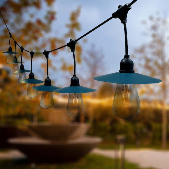V-TAC Hanging Solar Light Garland 3W 50lm with Warm White Light 3000K IP44