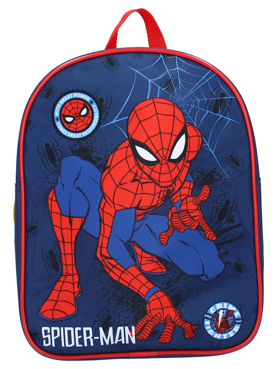 Spiderman School Bag Backpack Kindergarten in Blue color