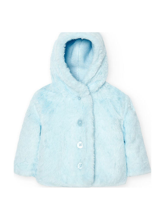 Kids' Casual Jacket Short with Hood Blue
