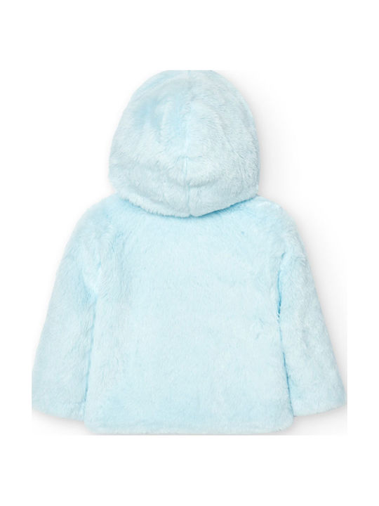 Kids' Casual Jacket Short with Hood Blue