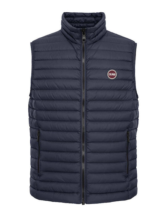 Αμάνικο Χειμωνιάτικο Μπουφάν Puffer Navy Μπλε