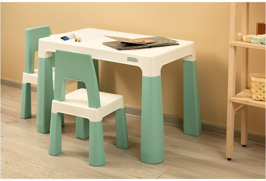 1011 Kids Table and Chairs Set made of Plastic Mint Toyz