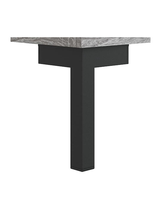 Ντουλάπι Τοίχου Γκρι 34.5x34x90εκ.