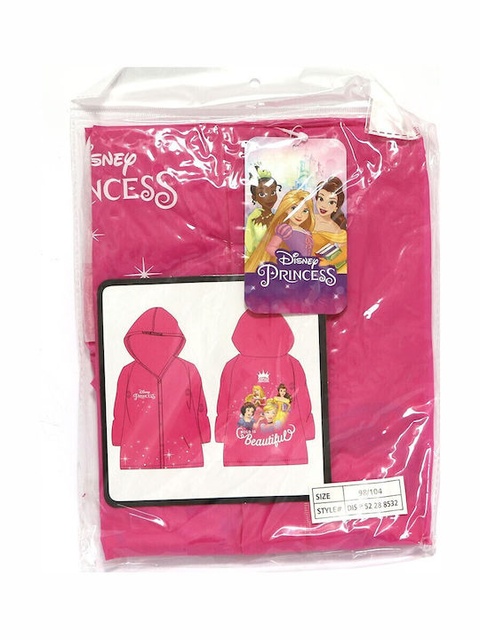 Wasserdicht Kinder Freizeitjacke Kurz mit Kapuze Fuchsie Princess