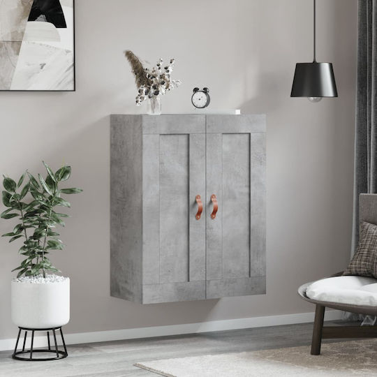 vidaXL Badezimmerschrank B69.5xT34xH90cm Gray