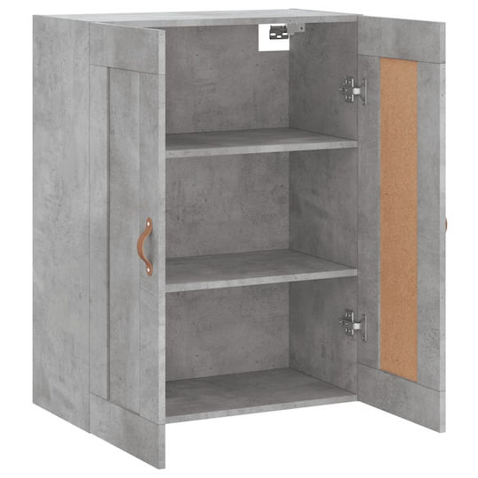 vidaXL Badezimmerschrank B69.5xT34xH90cm Gray