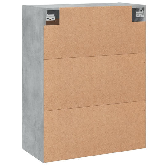 vidaXL Badezimmerschrank B69.5xT34xH90cm Gray