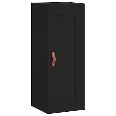 vidaXL Cabinet de baie L34.5xA34xÎ90cm Negru