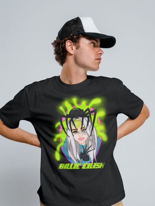 Frisky T-shirt Billie Eilish σε Μαύρο χρώμα