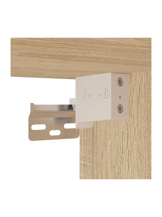 Sideboard Wooden Sonoma Oak 69.5x34x90cm