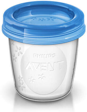 Philips Δοχεία Αποθήκευσης Μητρικού Γάλακτος 180ml 5τμχ