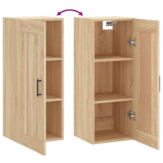 vidaXL Ντουλάπι Μπάνιου 34.5x34x90cm Sonoma