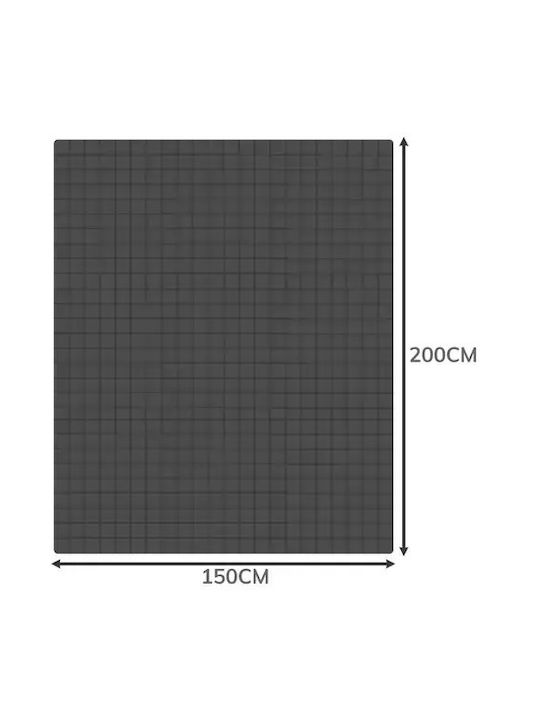Ruhhy Pilotă Single 150x200cm Gri