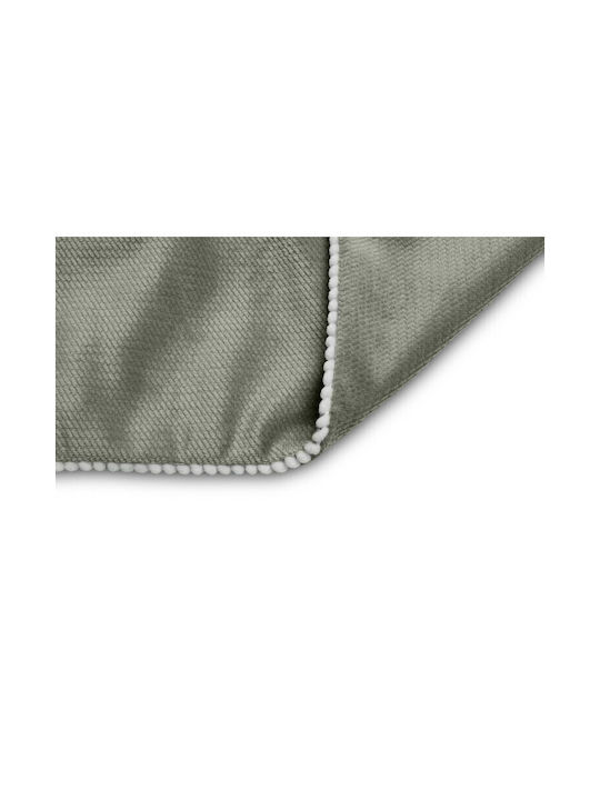 Sensillo Blanket Nursery Swaddling Blankets Velvet Gray 75x100cm