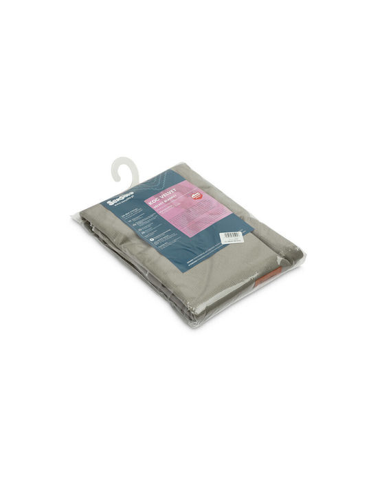 Sensillo Blanket Nursery Swaddling Blankets Velvet Gray 75x100cm