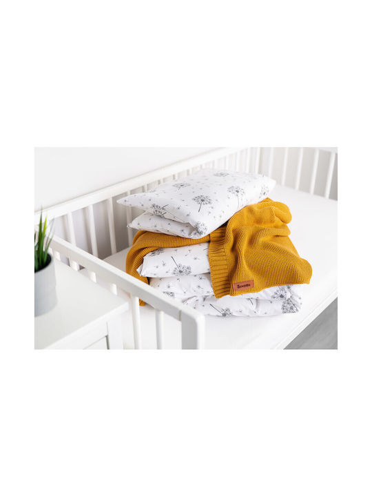 Sensillo Pătură Pepinieră Swaddling pături Bambus Galbenă 80x100cm
