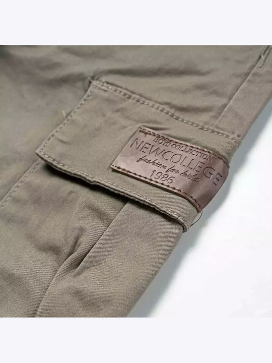 Kids' Fabric Pants Beige