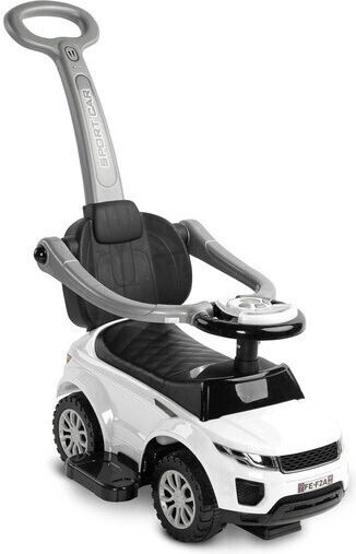 Toyz Sports Car Αυτοκινητάκι Ride On με Χειρολαβή για 12+ μηνών Λευκό