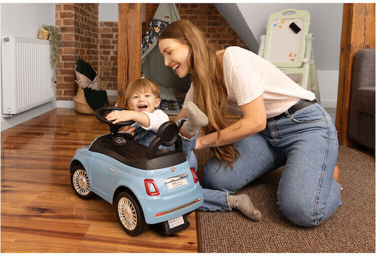 Toyz Fiat 500 Αυτοκινητάκι Ride On για 12+ μηνών Ροζ