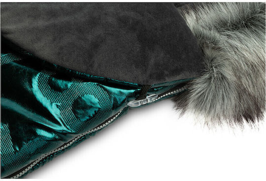 Sensillo Aspen Universal Waterproof Stroller Footmuff with Fleece Lining 95x45cm Green