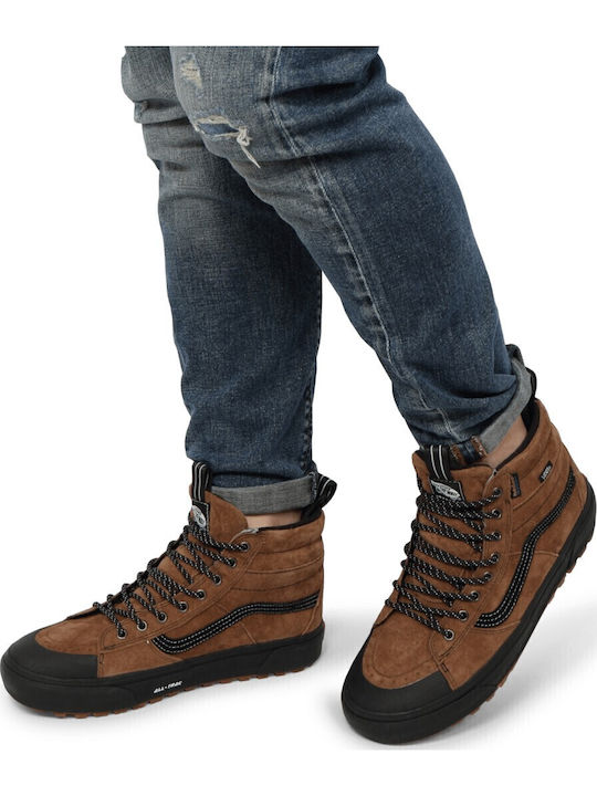 "off Wall" Ua Sk8-hi Mte-2 Boots Brown