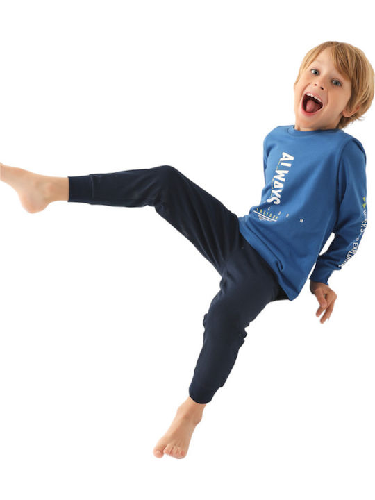 Roly Poly Pijama pentru copii De iarnă Albastru Always