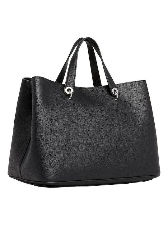 Tommy Hilfiger Emblem Γυναικεία Tote Τσάντα από Συνθετικό Δέρμα