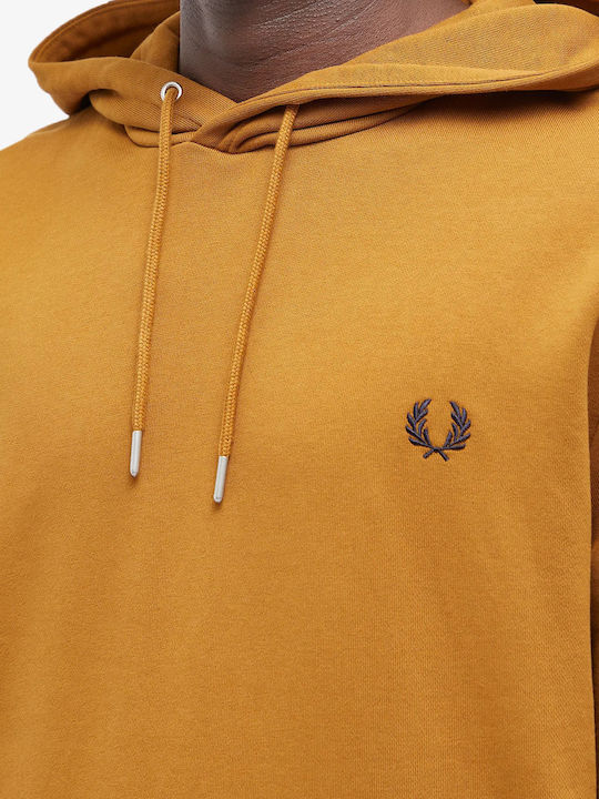 Fred Perry Tipped Men's Sweatshirt with Hood Beige