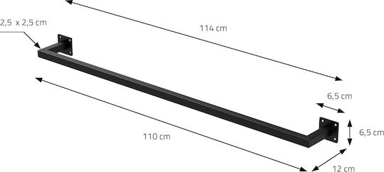 ML-Design Industrial Μεταλλική 12x110cm
