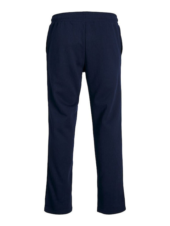 Sweatpants with Elastic Navy Blue