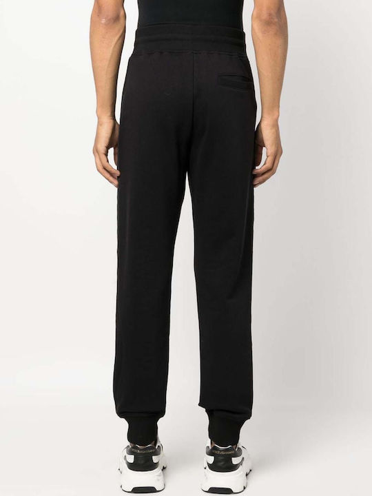 Versace Men's Sweatpants with Rubber Black