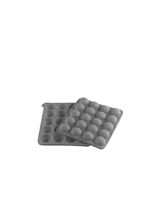 Ruhhy Formă de Patiserie pentru Lollipop-uri din Silicon 20 Locuri 22.5x18.5x4buc 1buc