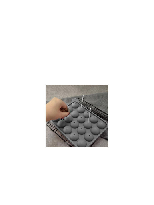 Ruhhy Silicone Lollipop 20 Cups Baking Pan 22.5x18.5x4cm